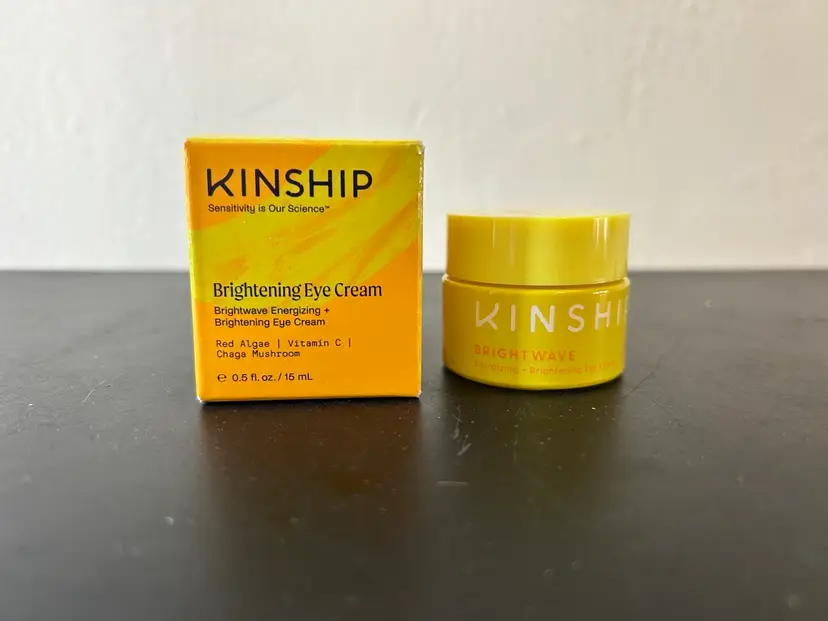 Kinship Brightening Eye Cream NIB 0.5 Fl Oz