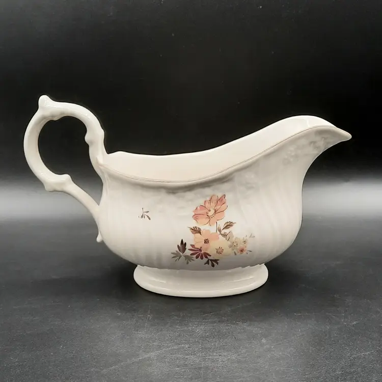 Vintage Mikasa Fine Ivory Marseilles Gravy Sauce Boat