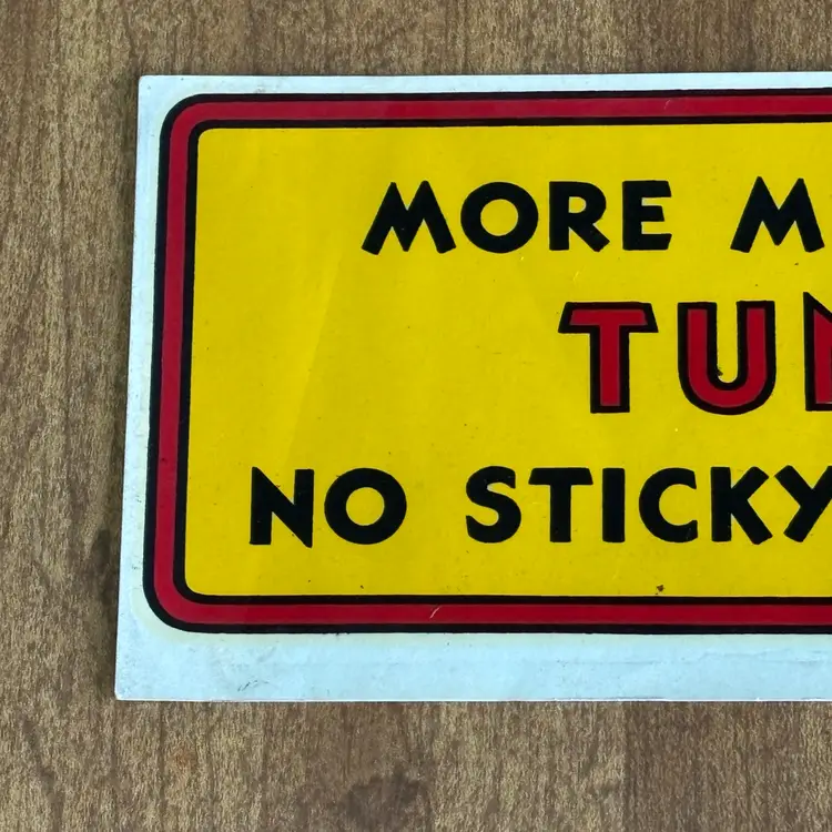 Vintage Kwik-Way Tune Up Decal Advertisement Decalcomania Sticker Transfer 1950s