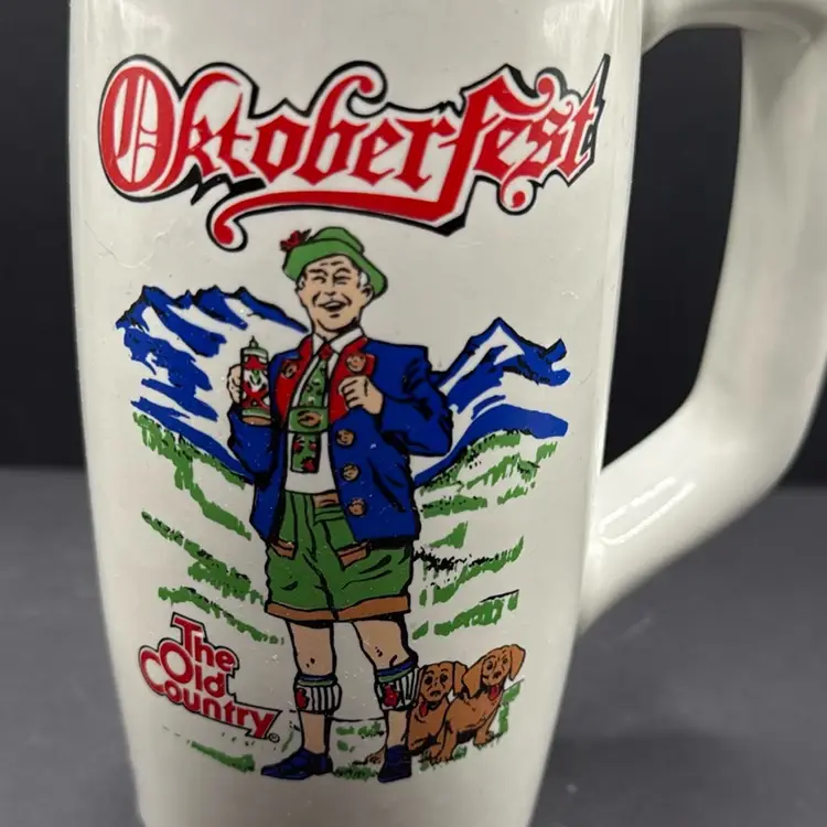 The Old Country Oktoberfest Mug 7”x6” 2.75”