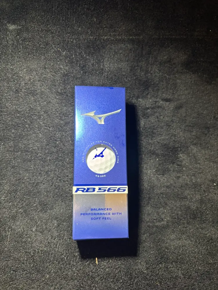 Mizuno RB 566 Golf Balls | 1 Sleeve NEW (White, 3 Balls Total)