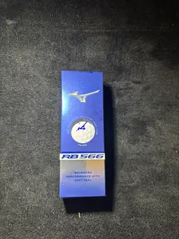Mizuno RB 566 Golf Balls | 1 Sleeve NEW (White, 3 Balls Total)