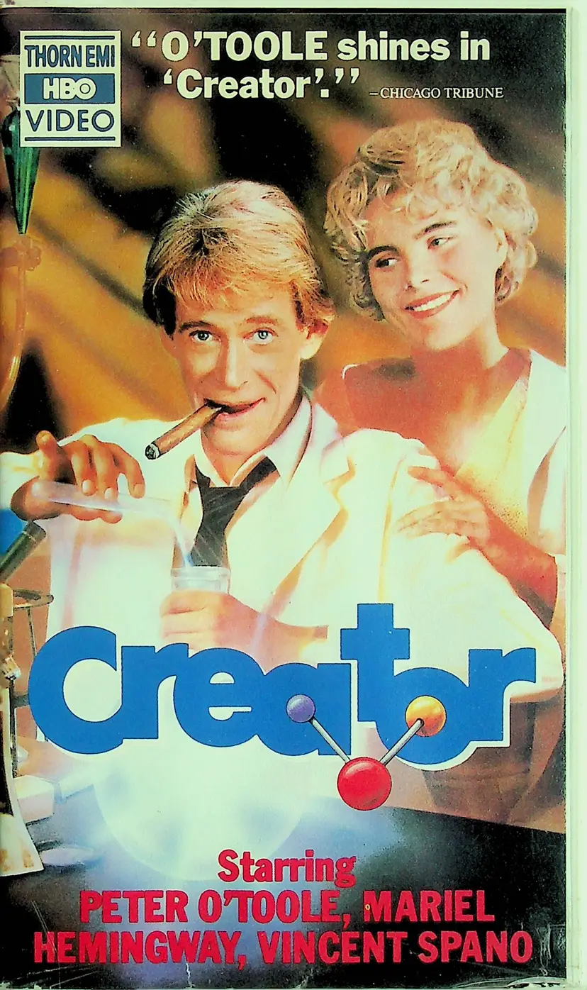 Creator (1985) - VHS - Thorn EMI HBO Video - Rated R - Pre-owned