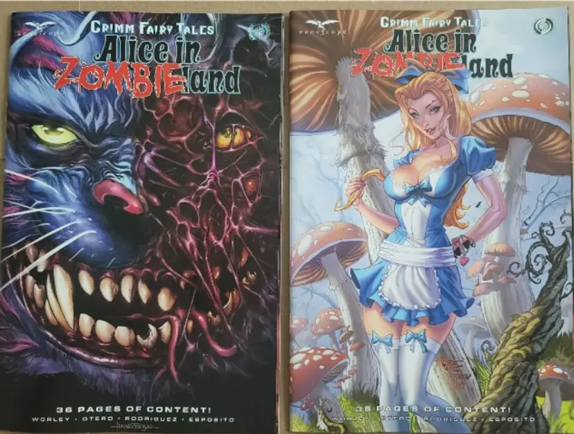 Grimm Fairy Tales ALICE IN ZOMBIELAND #1 TOLIBAO ROYAL B & C Zenescope 2025