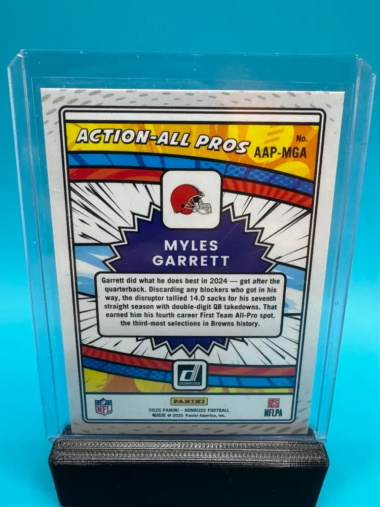 Myles Garrett Donruss Action All Pros Cleveland Browns