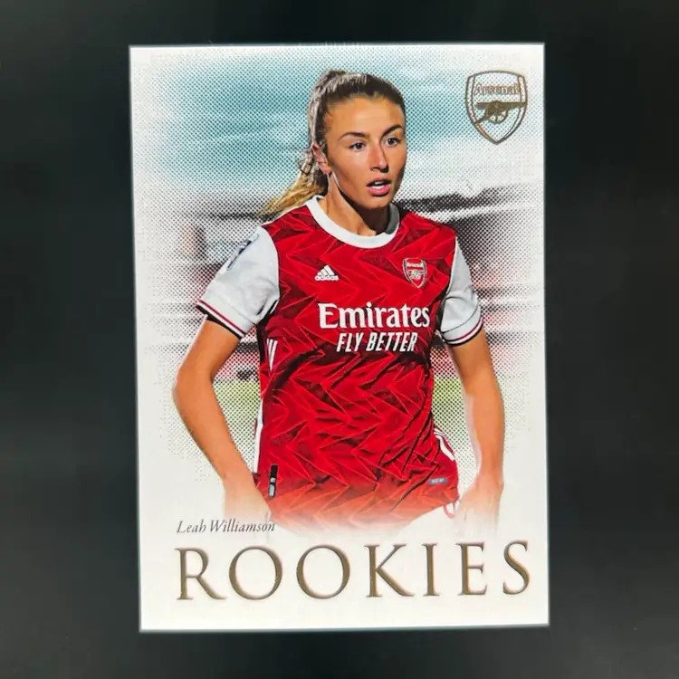 Leah Williamson 2021 Futera Rookies /35 Arsenal Soccer Card