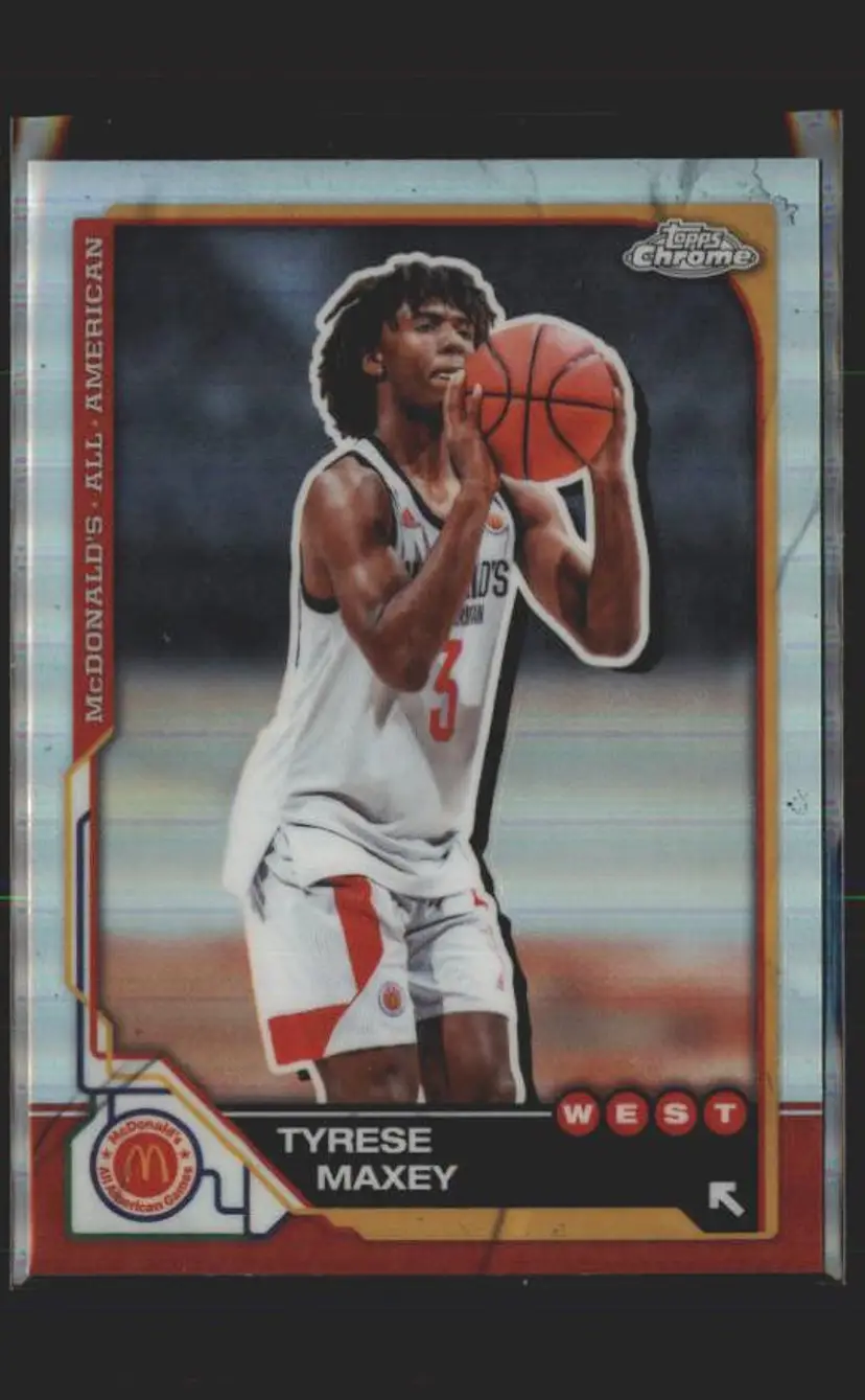 2025 Topps Chrome McDonald's #80 Tyrese Maxey Refractor - (140) -