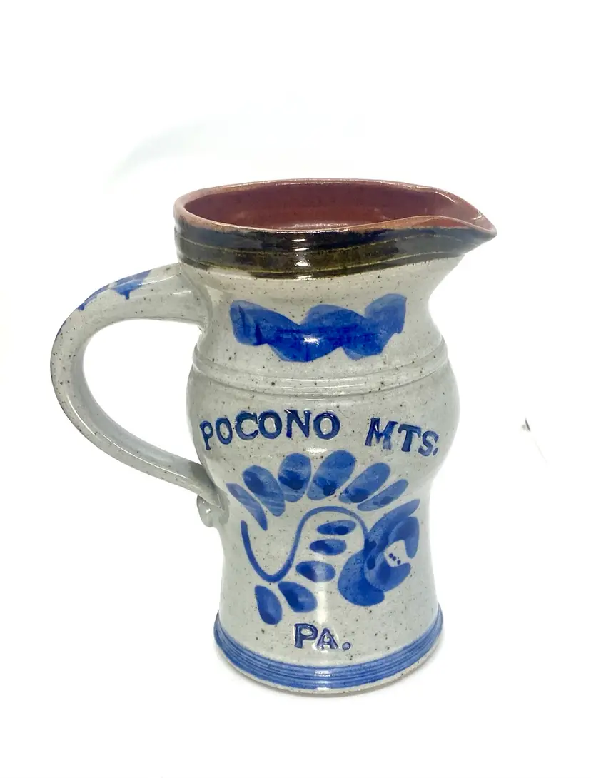 Pocono Mts Pottery Pitcher