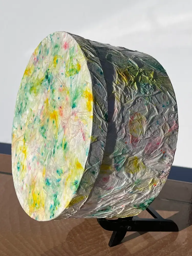 Handmade Paper Vintage Hatbox