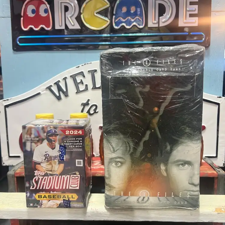 Make A $1 Offer 2024 Topps Blaster Or 1996 X-files Box Both Sealed You Choose