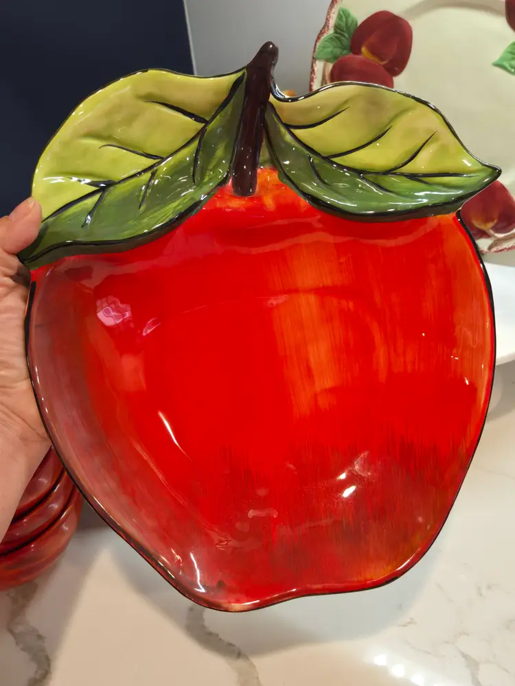 American Atelier Apple Shaped Platter