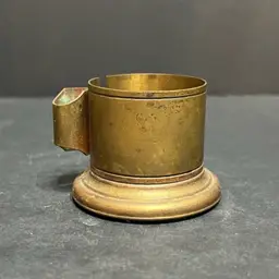 MARKDOWN! Brass Stamp Dispenser Primitive Weighted