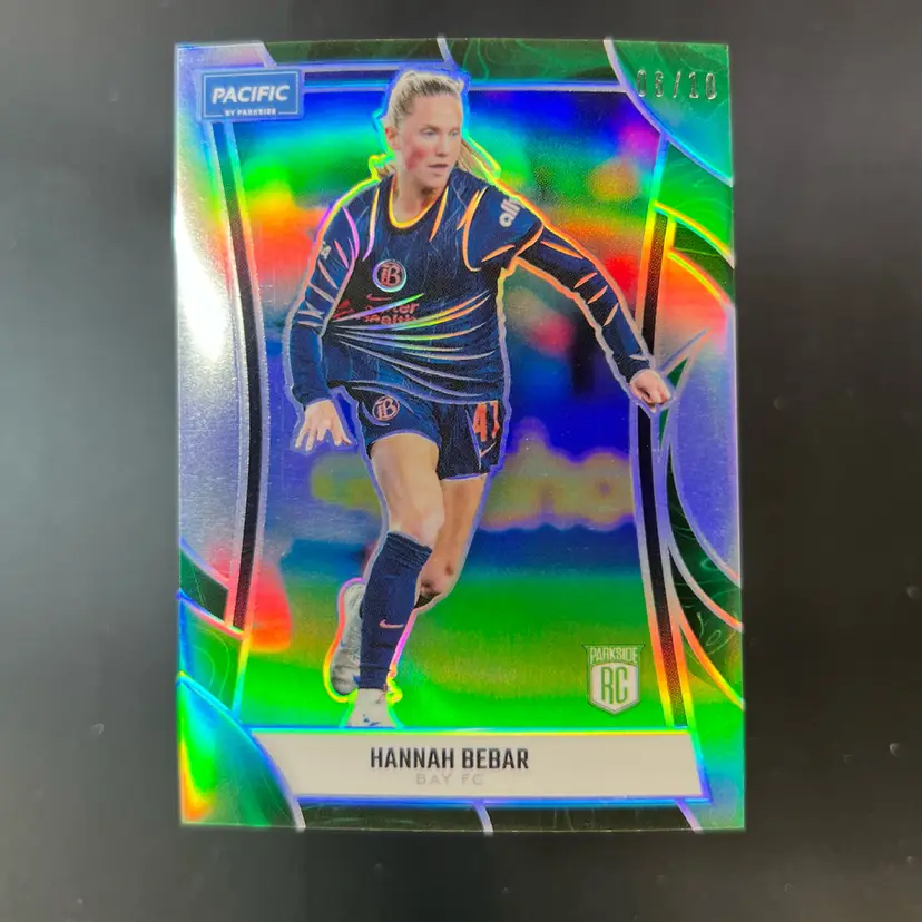 Hannah Bebar 2025 Parkside Pacific NWSL Green /10 Soccer Card
