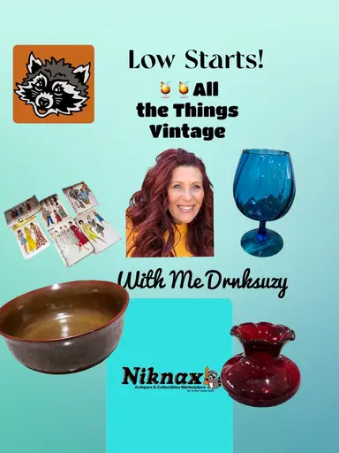 🍹🍹 Shop My Vintage Finds With Me Drnksuzy!