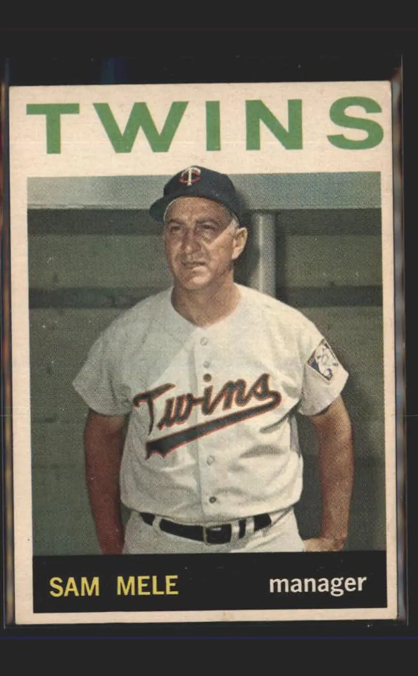 1964 Topps #54 Sam Mele - (137) - Minnesota Twins