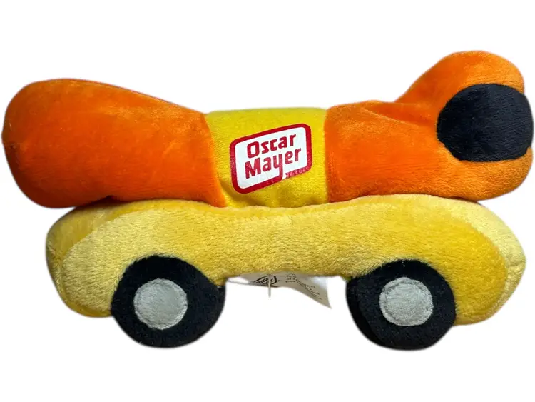 Oscar Mayer Wienermobile Plush Beanie 7" Stuffed Toy New w/ Tags Just Whistle Y