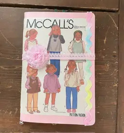 Pink Sewing Themed Journal