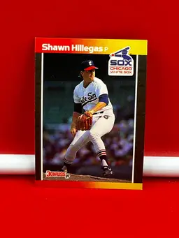 1989 Donruss Collector Baseball Trading Card Shawn Hillegas White Sox #503