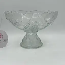 Viking Pressed Glass Fruit Bowl 1980’s