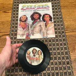 Bee Gees The Offical Bee Gees Fan Club Folder 1979 W/ Record