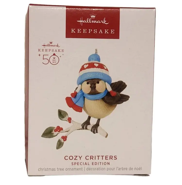 2023 Hallmark Cozy Critters Keepsake Ornament Ltd Ed Repaint of 1 IOB QGO2797