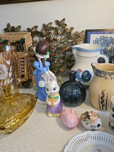Easter, Pottery, Glass & More