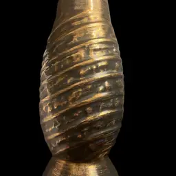 MCM Bronze Pottery Vase