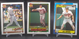 1990/1991 Topps Cal Ripken Lot, Baltimore Orioles