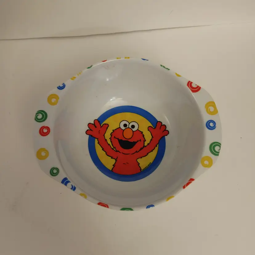 Sesame Street Elmo bowl.