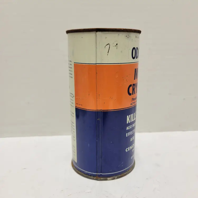 Odorex Moth Crystals Cenol Company Chicago Empty Can