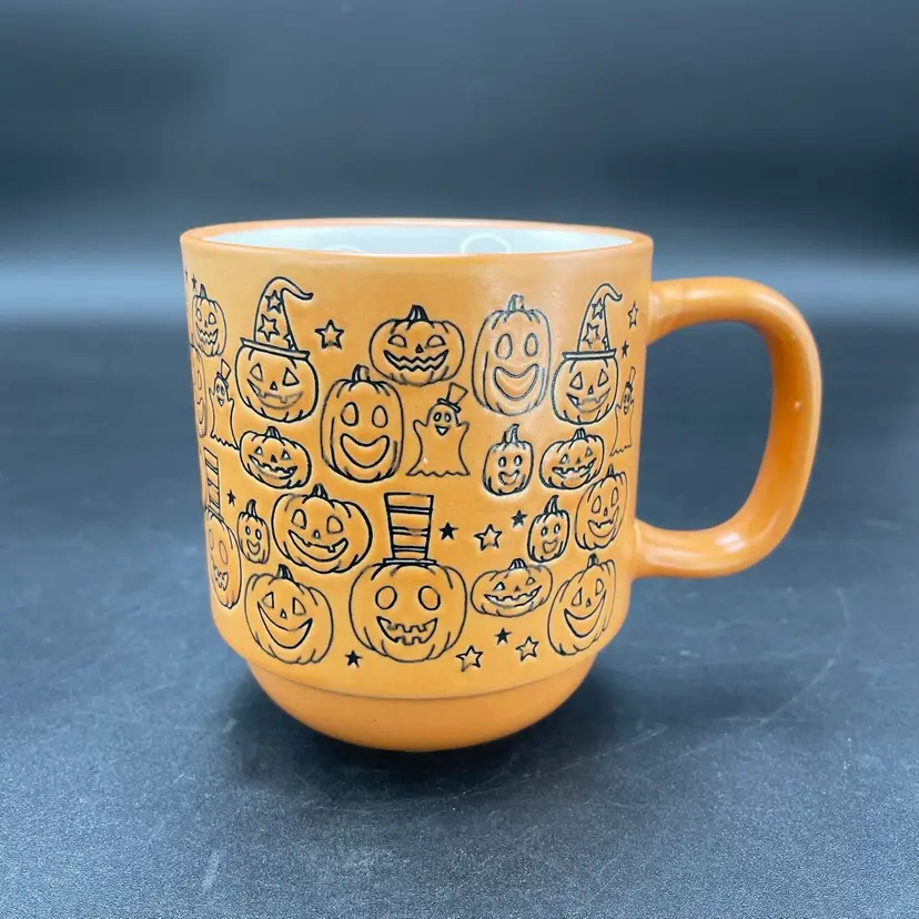 Cobwebs & Cauldrons Jack O'Lantern Coffee Mug Cup Halloween Pumpkins Drinkware