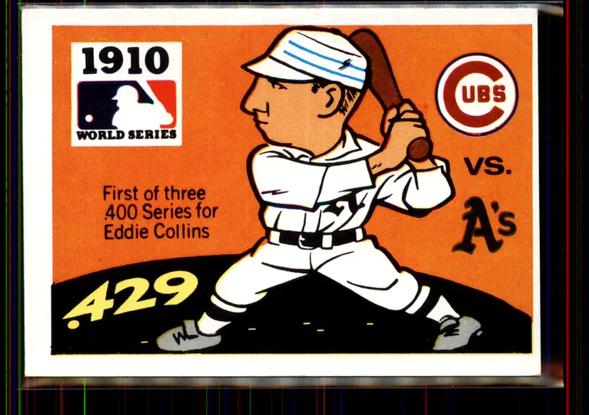 Eddie Collins 1968 Fleer World Series #8 - Philadelphia Athletics - (pk2-103)