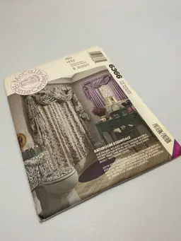 Vintage McCall's Home Center Sewing Pattern 6366 Bathroom Essentials 1993