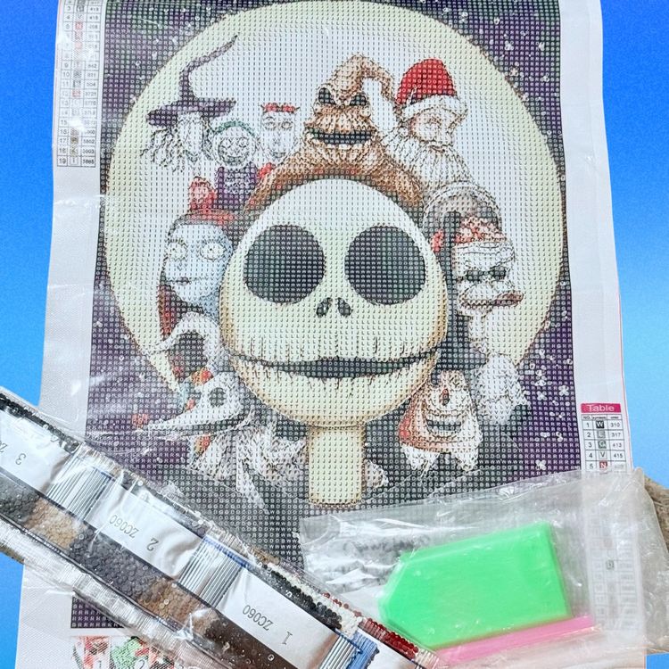 Nightmare Before Christmas Diamond Painting Kit, New in Package (KK)