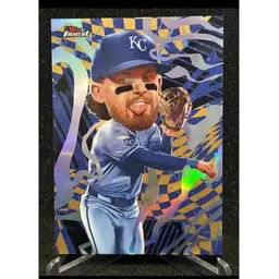 2025 Topps Finest Baseball Bobby Witt Jr. Headliners SSP Case Hit #HL-6 Royals