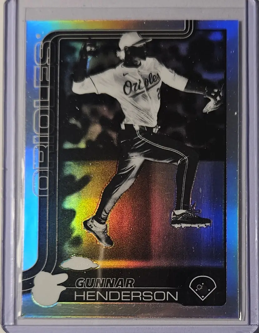 2025 Topps Chrome Negative Refractor Gunnar Henderson