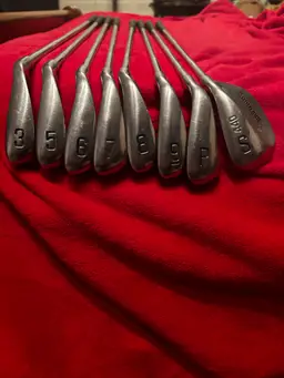 Complete vintage Browning 440 set of golf clubs
