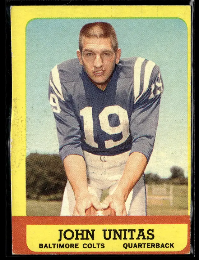 #80 John Unitas 1963 Topps #1 *LIVE AUCTION*
