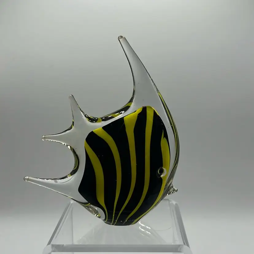 Black/Yellow Fish Paperweight