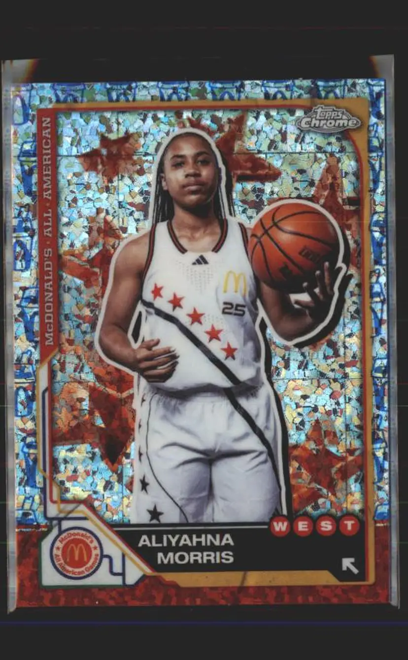 2025 Topps Chrome McDonald's #31 Aliyahna Morris McFlurry Refractor - (140)