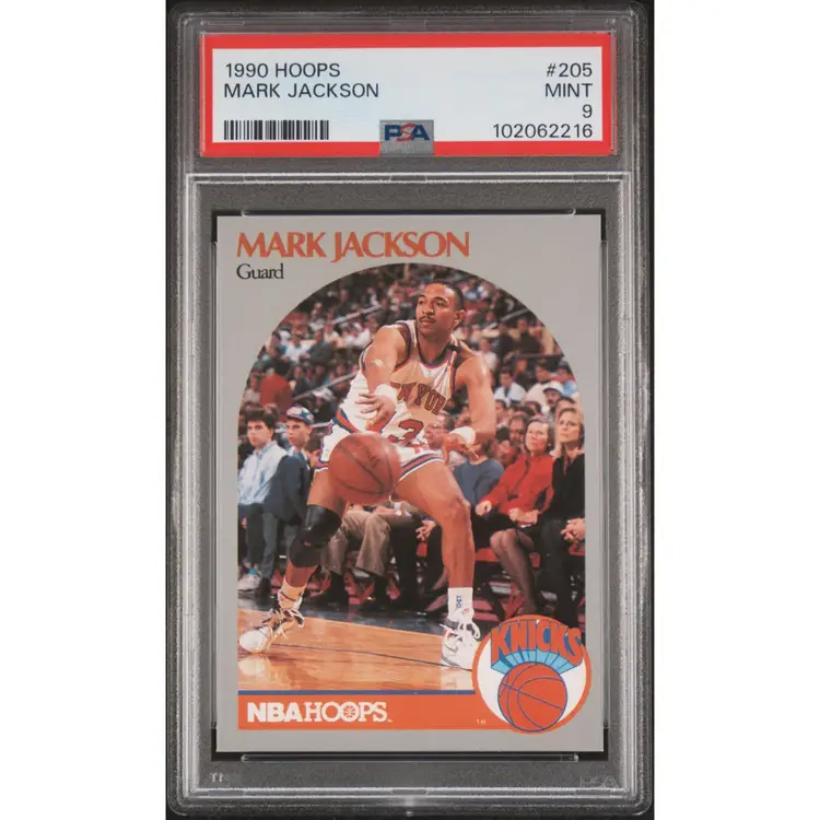 PSA 9 1990 Hoops Mark Jackson Menendez Brothers Courtside