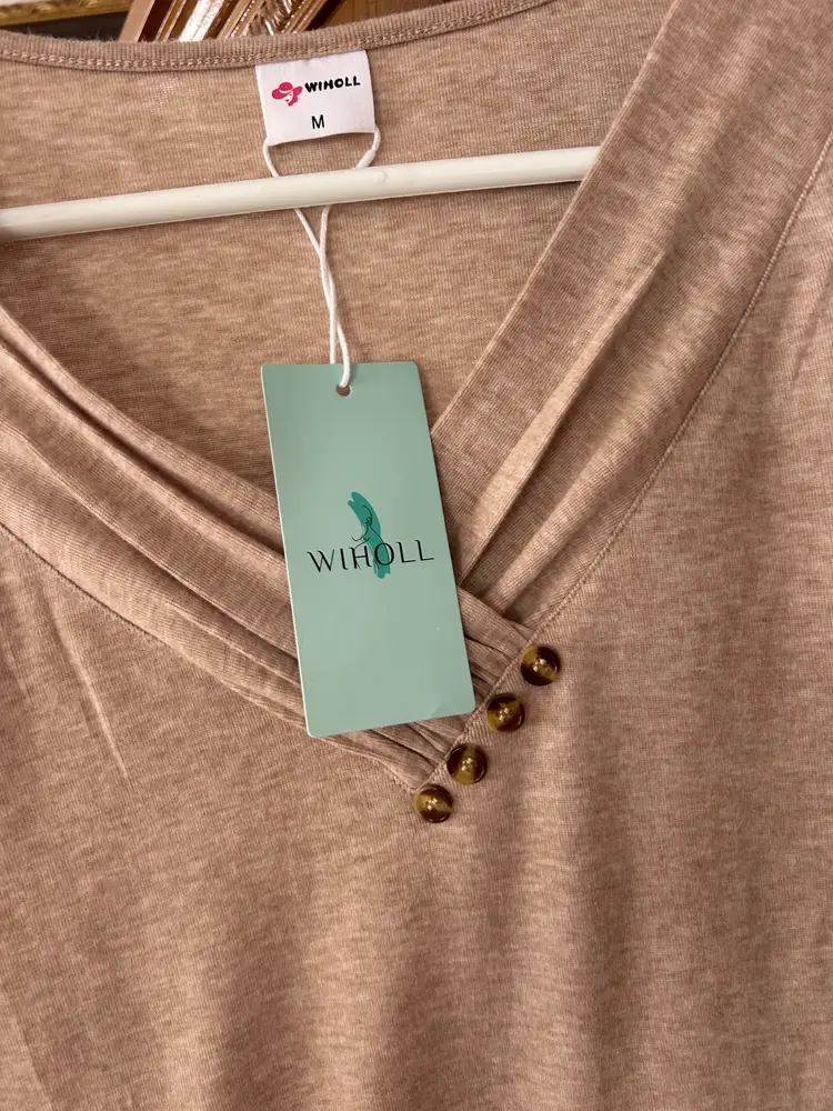 # 578 brand new shirt tan with tags