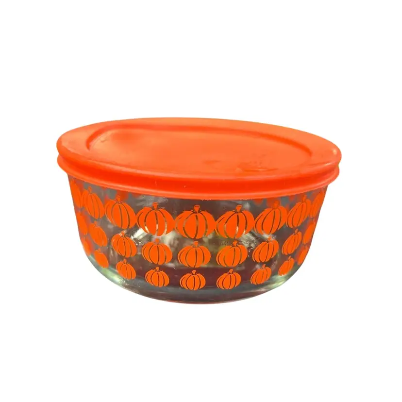 Pyrex Pumpkin Dot Bowl