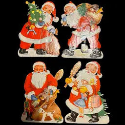 Set Of 4 OLD Die Cuts