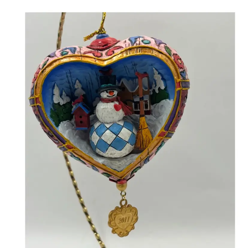 Jim Shore Annual Danbury Mint Collectors Christmas Ornament 2011