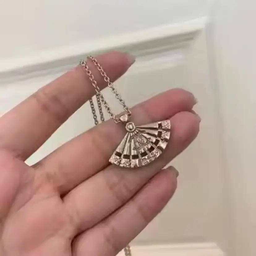 Chanel Beauty GWP Fan Pendant Necklace