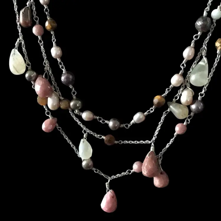 Multi Stone Necklace