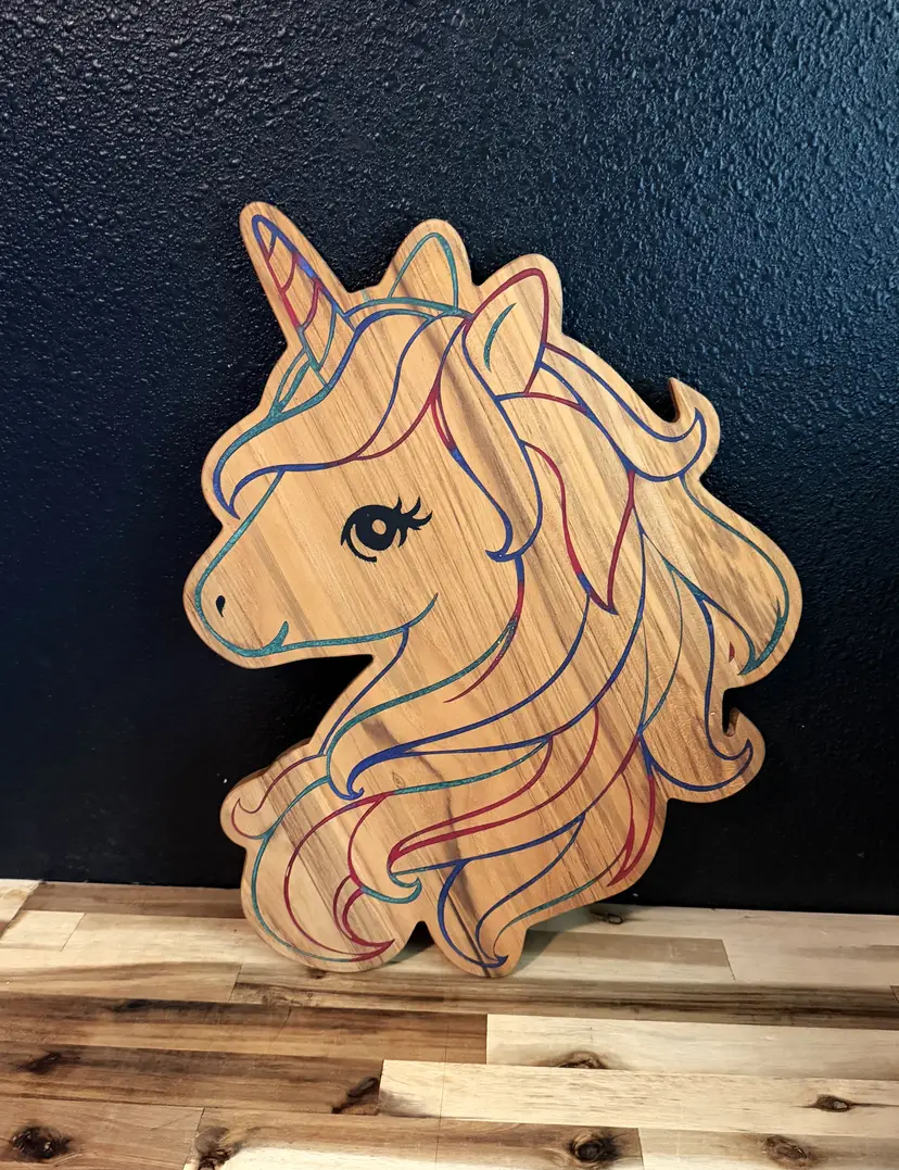 Unicorn Charcuterie Bord