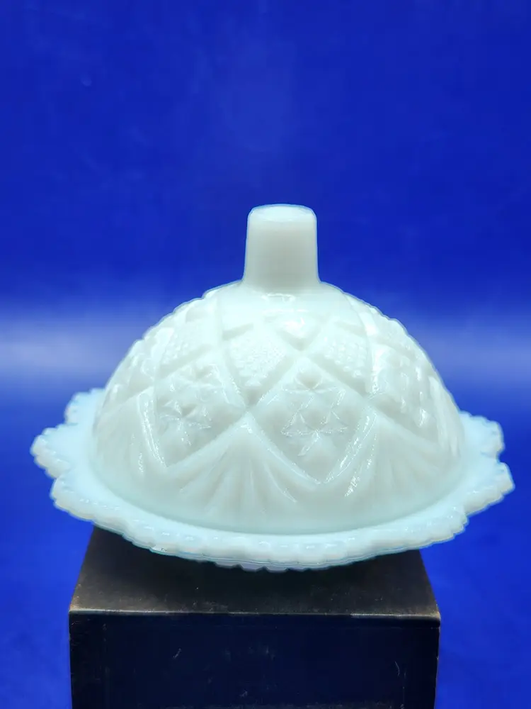 Westmoreland Milk Glass Butter Pat Dish