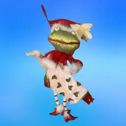 RARE Dept 56 Patience Brewster Krinkles Large Frog Prince Stocking